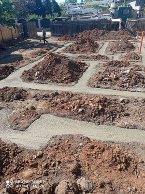 Constructie casa 116 mp turnare talpa fundatie cu beton B250 thumbnail