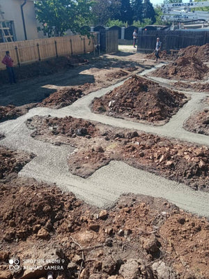 Constructie casa 116 mp turnare talpa fundatie cu beton B250 thumbnail
