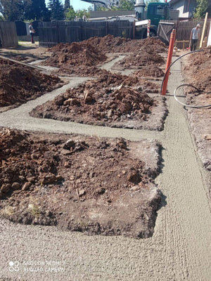 Constructie casa 116 mp turnare talpa fundatie cu beton B250 thumbnail