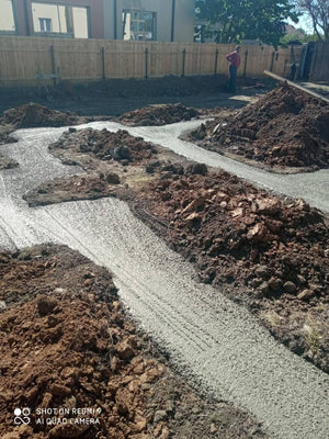 Constructie casa 116 mp turnare talpa fundatie cu beton B250 thumbnail