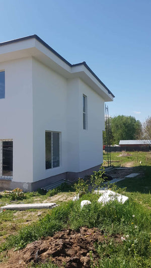 Constructie casa 155mp aplicare tencuiala decorativa structurata thumbnail