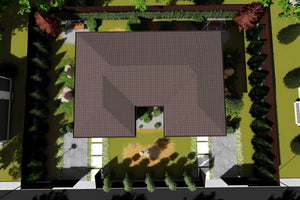 Constructie casa BCA cu etaj duplex zidarie 3 camere x2 077 - acoperis poza 10 thumbnail