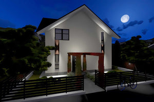 Constructie casa BCA cu etaj si obloane zidarie 180 mp 070 - cum arata casa pe exterior poza 10 thumbnail