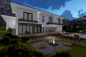 Constructie casa caramida etaj terase 8 camere zidarie 059 - imagine fatade 14 thumbnail