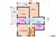 Constructie casa caramida zidarie cu etaj si terase 241-003 - aspect interior plan etaj 1