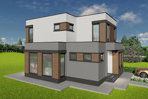 Constructie casa cu acoperis drept zidarie 150mp foto 7 thumbnail