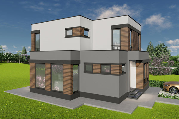 Constructie casa cu acoperis drept zidarie 150mp foto 7