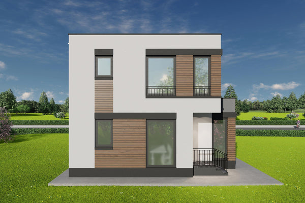 Constructie casa cu acoperis drept zidarie 150mp foto 13