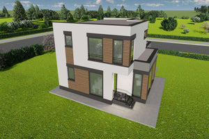 Constructie casa cu acoperis drept zidarie 150mp foto 22 thumbnail