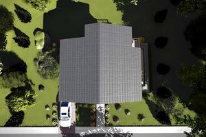 Constructie casa cu etaj terasa zidarie BCA 180 mp 181-026 - aspectul acoperisului casei poza 11 thumbnail