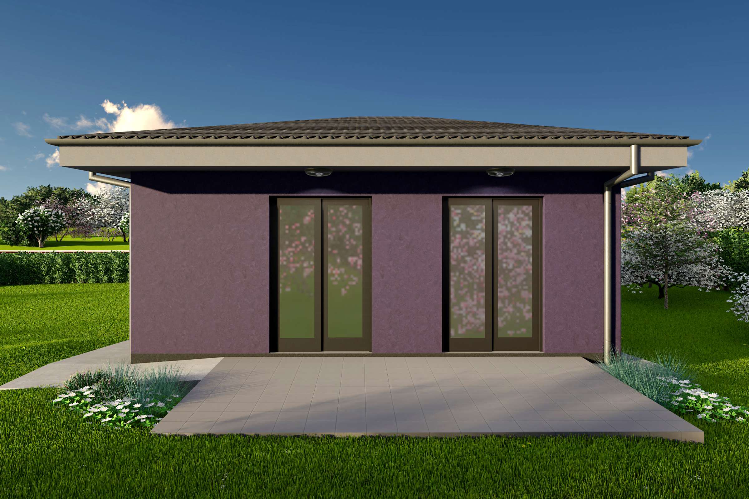 Constructie casa cu un singur dormitor 50mp din zidarie bca - design casa mica imagine 10