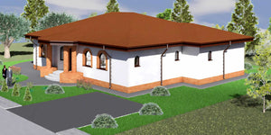 Constructie casa din BCA brancoveneasca zidarie parter 004 - casa la exterior imagine 6 thumbnail