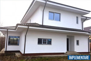 Constructie casa din caramida cu etaj 3 dormitoare 260-006 - fatada casa poza 8 thumbnail