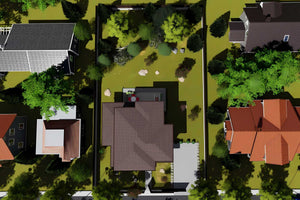 Constructie casa din caramida cu etaj 3 dormitoare 260-006 - acoperis casa poza 13 thumbnail