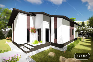 Constructie casa din caramida fara etaj 120 mp zidarie 042 - casa fatade exterior poza 1 thumbnail