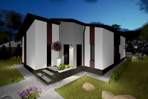 Constructie casa din caramida fara etaj 120 mp zidarie 042 - casa fatade exterior poza 7 thumbnail