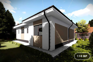 Constructie casa din caramida moderna cu 3 camere de zidarie - cum arata casa la exterior imagine 1 thumbnail
