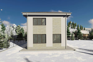 Constructie casa din zidarie de caramida 150mp 3 dormitoare - casa cu etaj dreptunghiulara 11 thumbnail