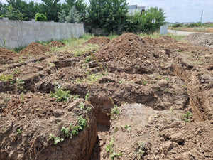 Constructie casa in Ilfov trasare si sapatura fundatie thumbnail