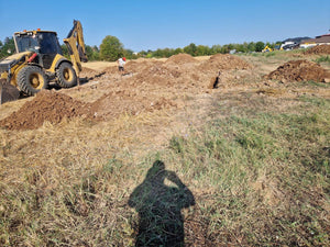 Constructie casa in Ilfov trasare si sapatura fundatie thumbnail