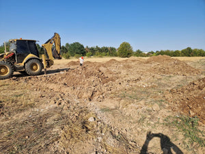 Constructie casa in Ilfov trasare si sapatura fundatie thumbnail