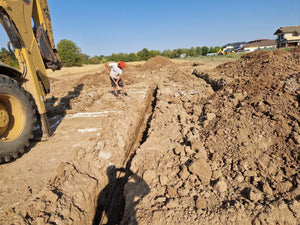 Constructie casa in Ilfov trasare si sapatura fundatie thumbnail