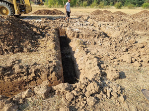 Constructie casa in Ilfov trasare si sapatura fundatie thumbnail