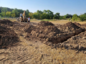 Constructie casa in Ilfov trasare si sapatura fundatie thumbnail