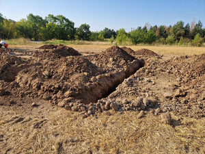 Constructie casa in Ilfov trasare si sapatura fundatie thumbnail