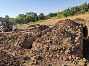 Constructie casa in Ilfov trasare si sapatura fundatie thumbnail