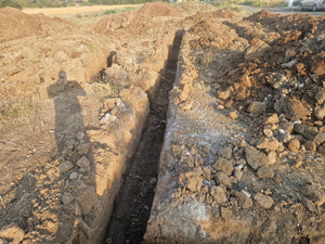 Constructie casa in Ilfov trasare si sapatura fundatie thumbnail