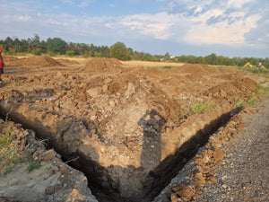 Constructie casa in Ilfov trasare si sapatura fundatie thumbnail