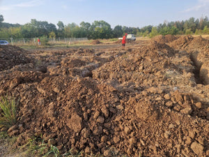 Constructie casa in Ilfov trasare si sapatura fundatie thumbnail