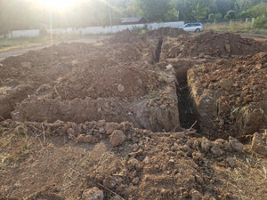 Constructie casa in Ilfov trasare si sapatura fundatie thumbnail