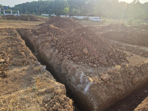 Constructie casa in Ilfov trasare si sapatura fundatie thumbnail