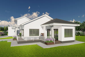 Constructie casa in stil american pe 2 nivele din zidarie model poza 6 thumbnail