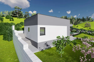 Constructie casa mediteraneana mica din zidarie bca 2 camere - design exterior imagine 9 thumbnail