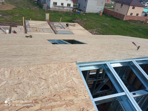 Constructie casa metalica inchideri exterioare fatade prin placari cu OSB thumbnail
