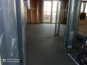 Constructie casa metalica parter etaj 115 mp etapa de turnare a sapelor thumbnail