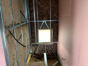 Constructie casa metalica umplutura cu vata bazaltica a peretilor interiori thumbnail