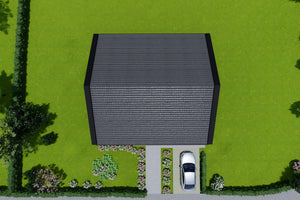 Design constructie casa parter 120mp zidarie din bca cu 3 camere imagine 15 thumbnail