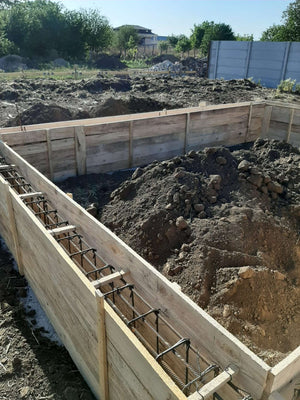 Constructie casa parter in Braila 120 mp cofrare si armare fundatie thumbnail
