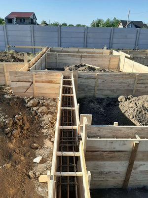 Constructie casa parter in Braila 120 mp cofrare si armare fundatie thumbnail