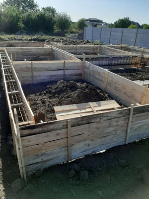 Constructie casa parter in Braila 120 mp cofrare si armare fundatie thumbnail