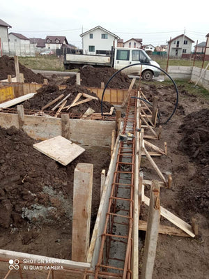 Constructie casa structura metalica cu etaj plantare armatura cofrare grinzi thumbnail