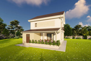Constructie casa zidarie caramida cu etaj si mansarda 270 mp - fatadele casei poza 9 thumbnail