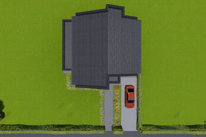 Constructie casa zidarie de bca cu etaj si 5 camere 240 mp - casa cu placari ceramice gri imagine 18 thumbnail