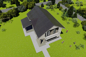 Constructie casa zidarie din caramida cu etaj 200mp 212-127 - design casa moderna imagine 15 thumbnail
