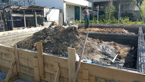 Constructie fundatie casa parter 115mp, proiect casa metalica la cheie Craiova thumbnail