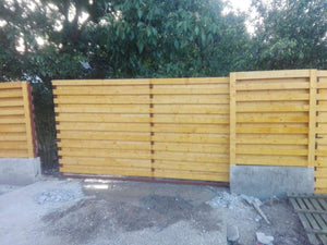 Constructie gard din beton si lemn GA03 thumbnail